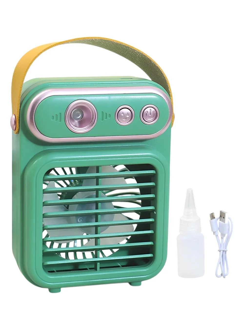 Кондиціонер міні бездротовий настільний портативний JoyPro Spray Fan з акумулятором та зарядкою usb type-c 3в1 3