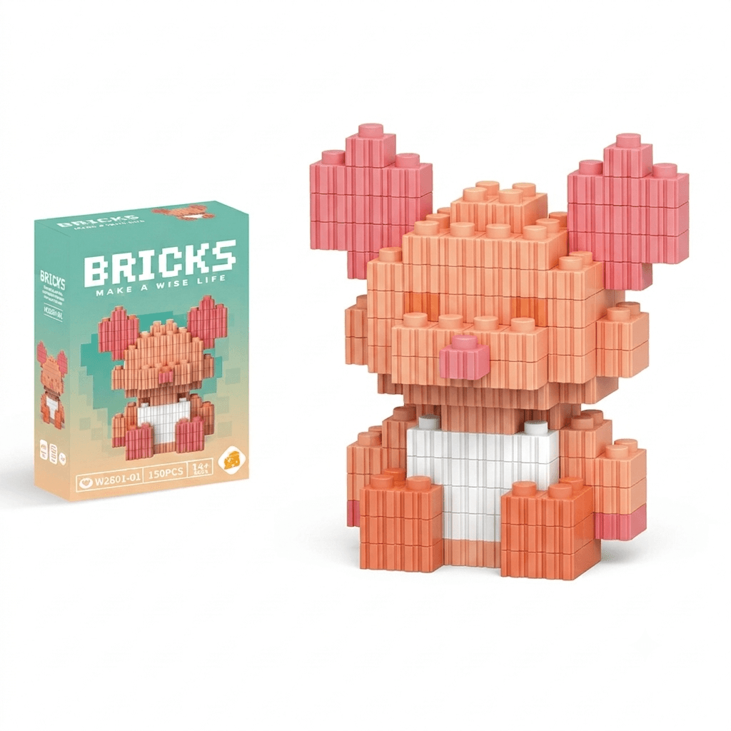 Контруктор блоки BRICKS мишка D011 2