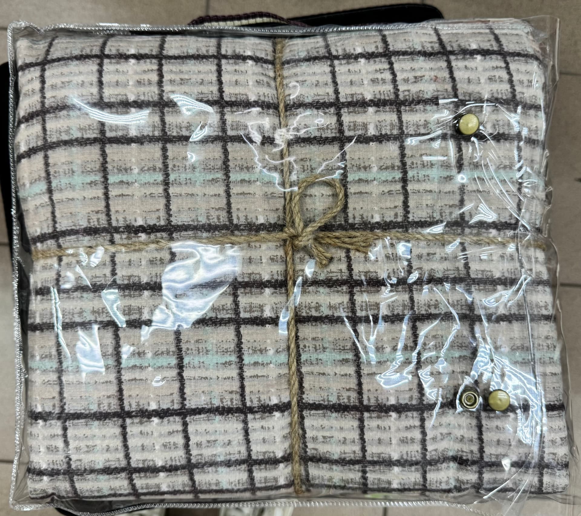 Комплект постільної білизні в клітинку FAVOURITE TEXTILES 2
