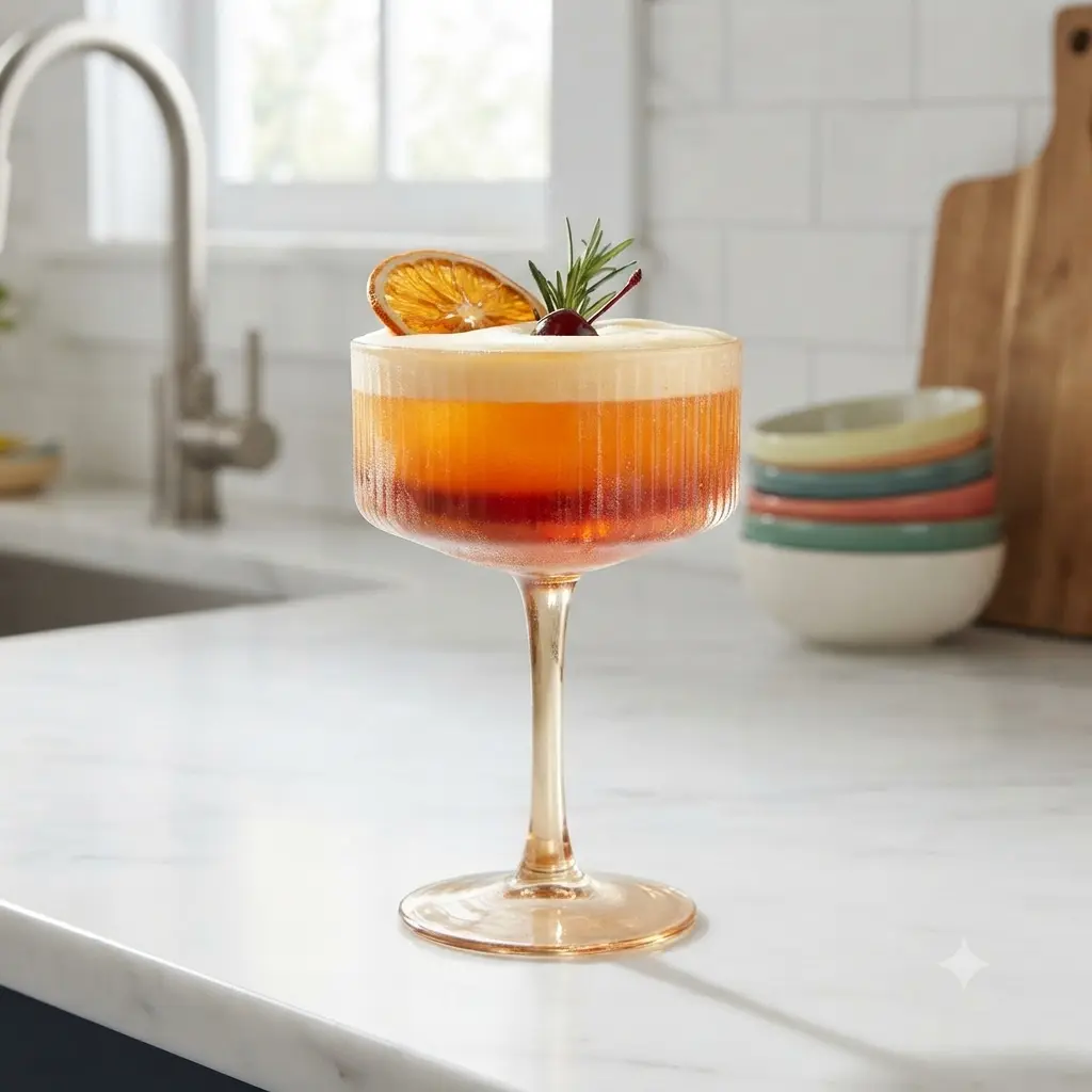 Amber Dessert Glass 2