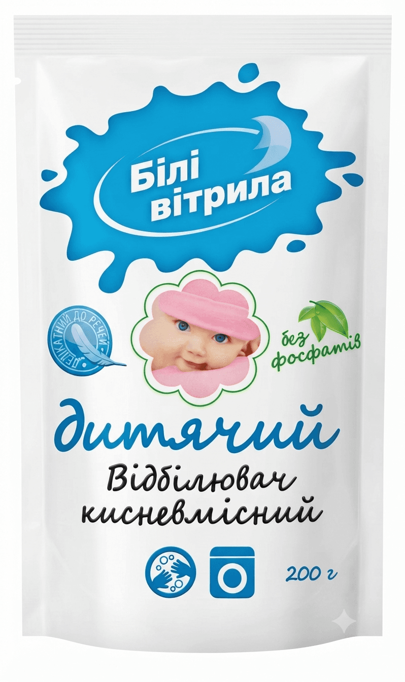 Відбілювач кисневмісн для дитячої білизни