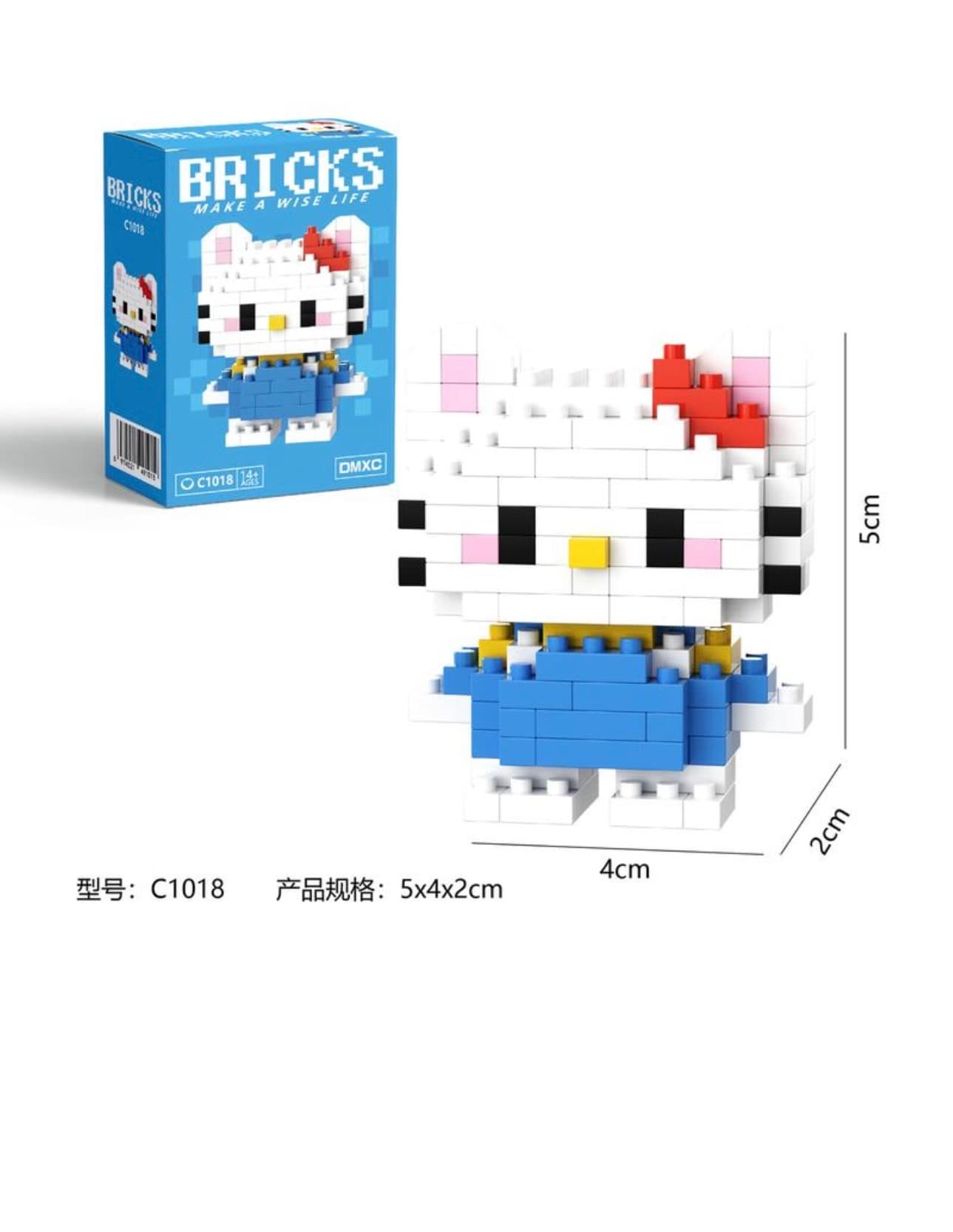 Хелоу Китти Конструктор BRICKS С1018 2