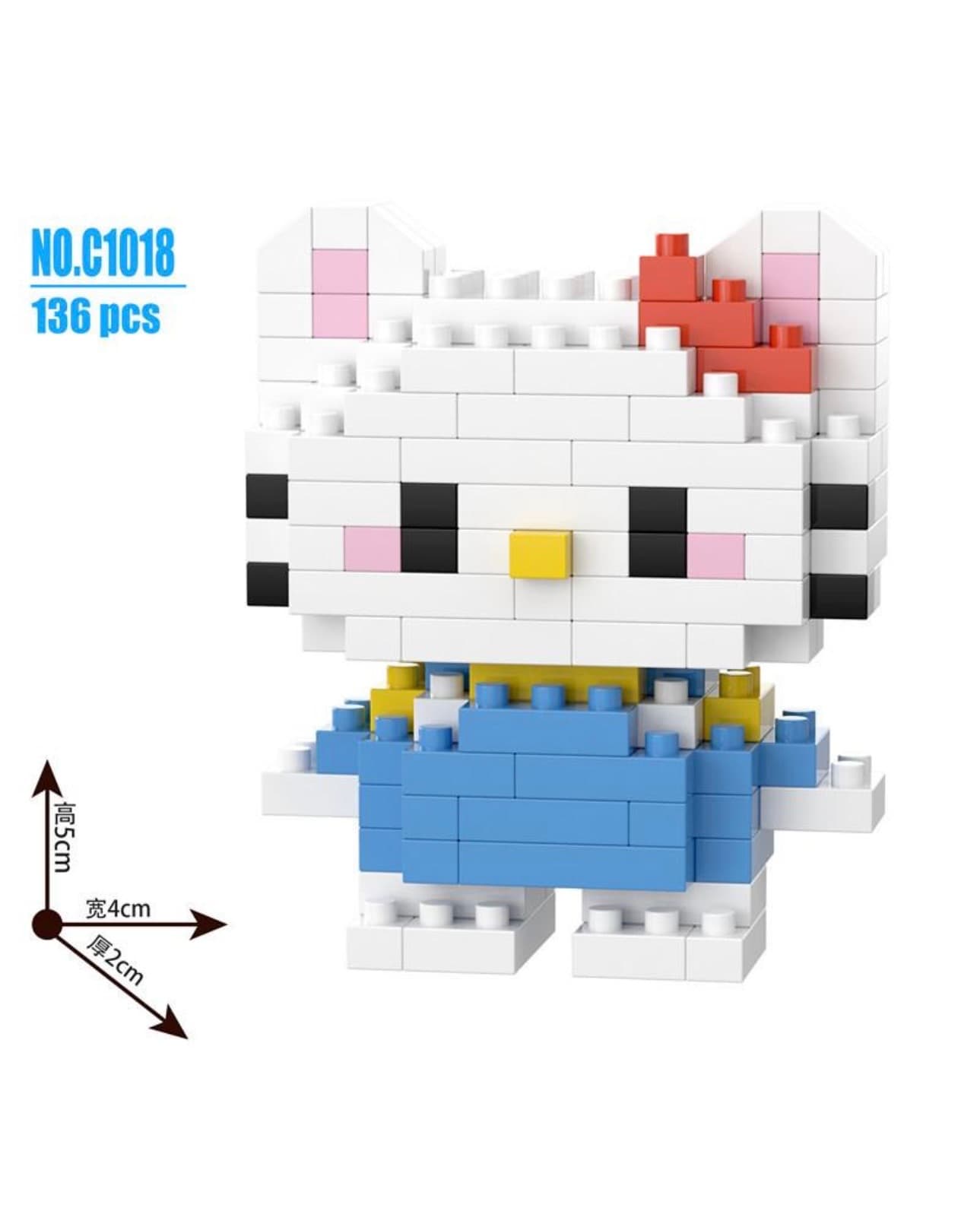 Хелоу Китти Конструктор BRICKS С1018 3