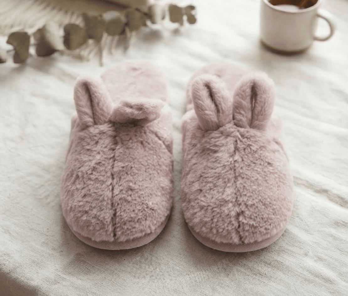 Капці жіночі з вушками рожеві розмір one size 2