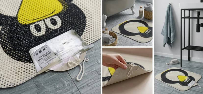 Anti-Slip Penguin Mat 50x70 Animals 3