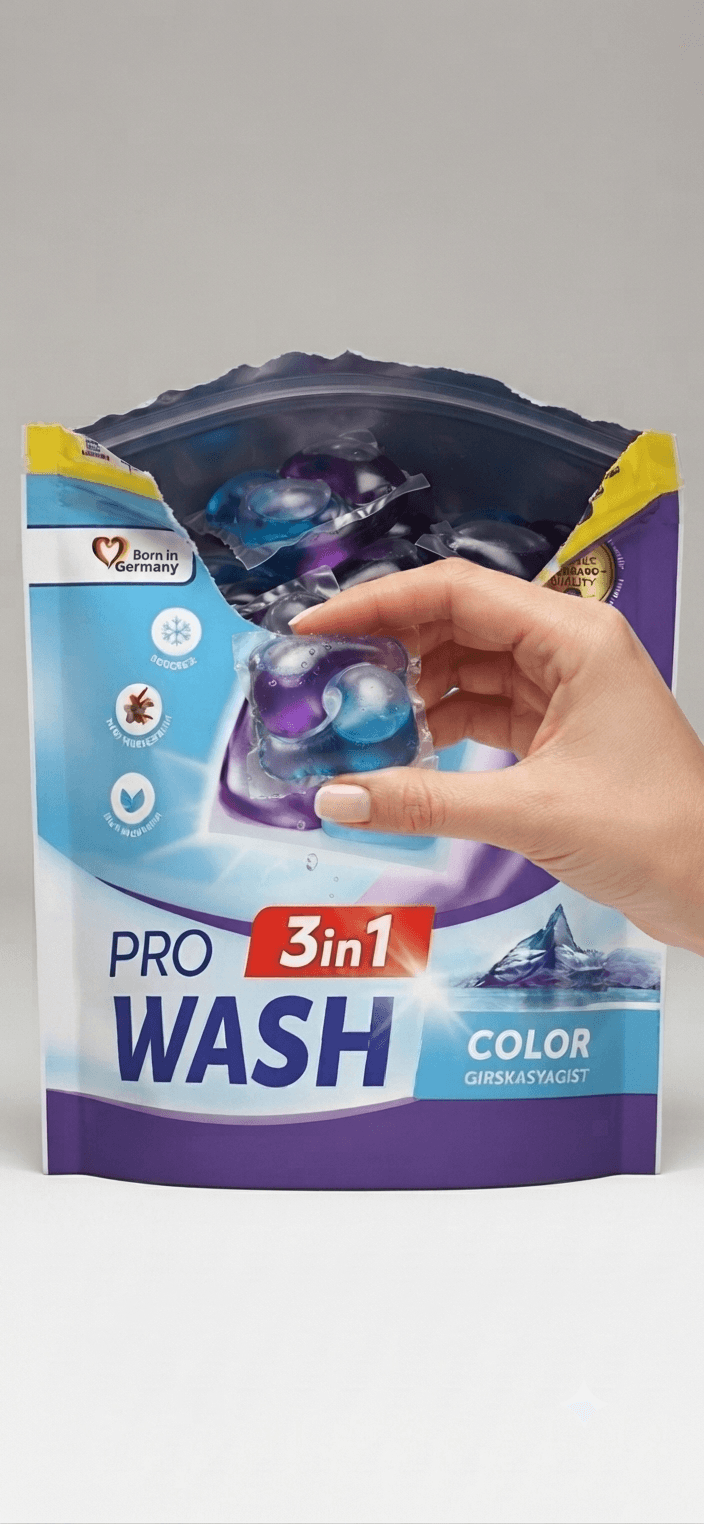 Капсули для прання PRO WASH альпійська свіжість 3