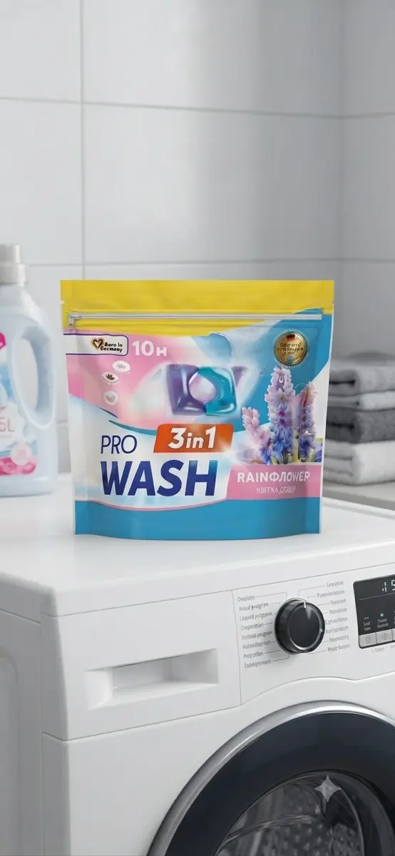 PRO WASH Laundry Capsules Rain Flower 10 pcs 4