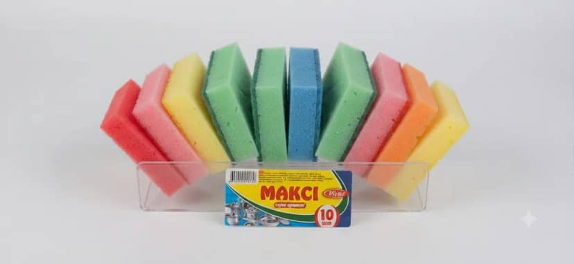 Губка кухонная Макси 10шт Х 2