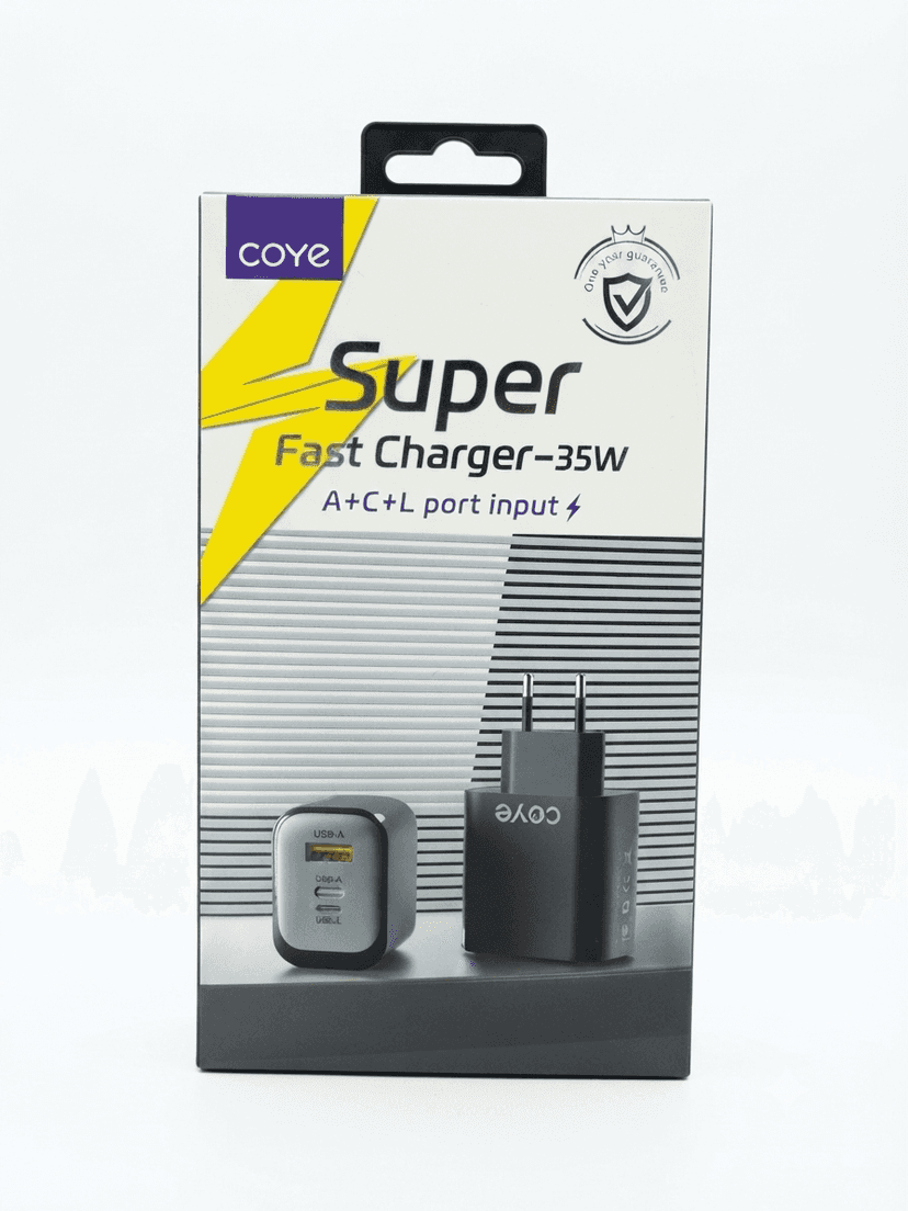 СЗП CD-27 USB+Type-C+Lightning 35v 3