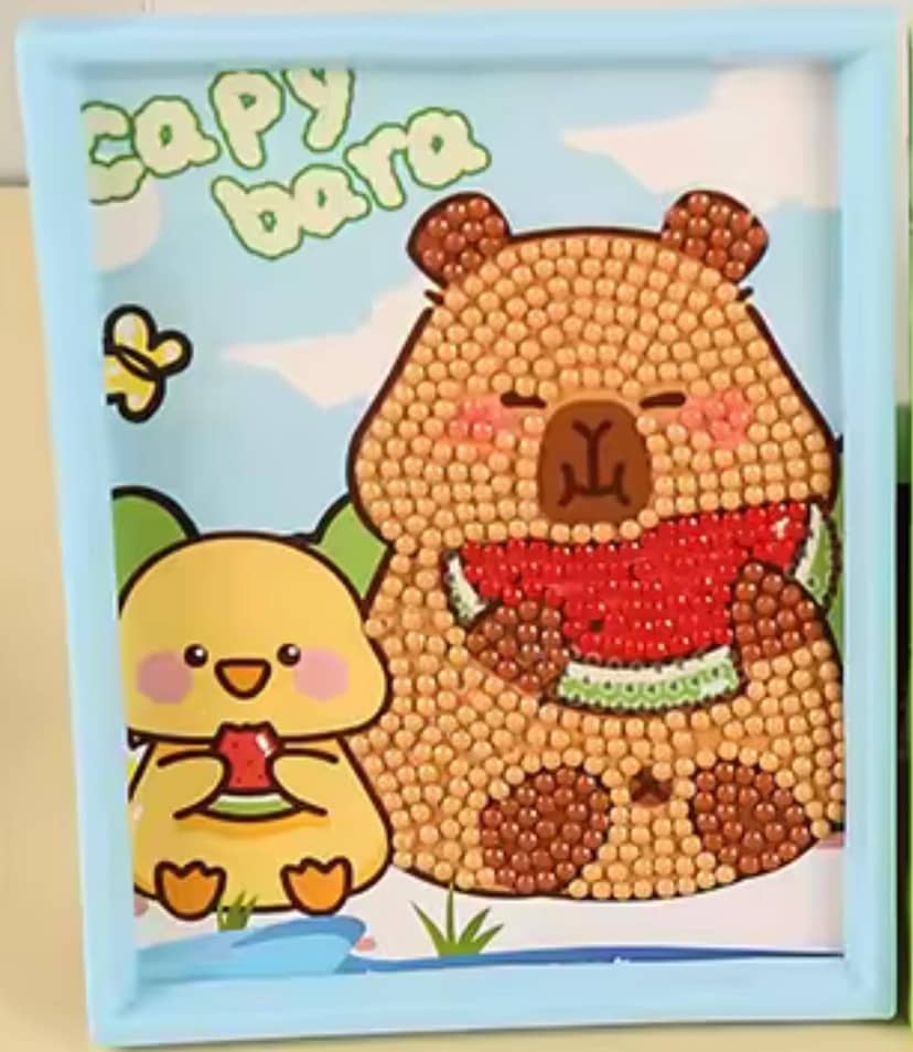 Children's Mosaic Kit by Numbers in Frame 13.5x18cm 2