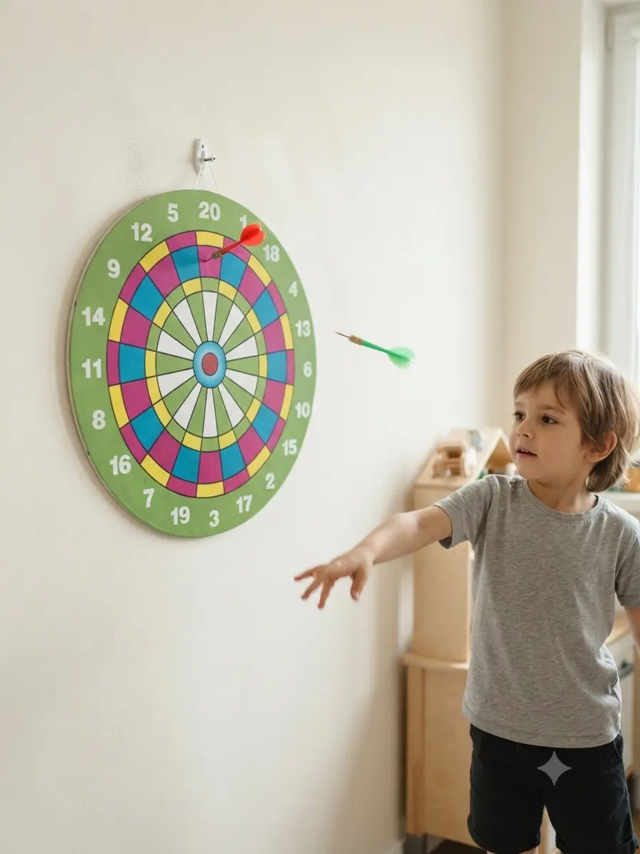 Magnetic Dartboard Blister Pack 2