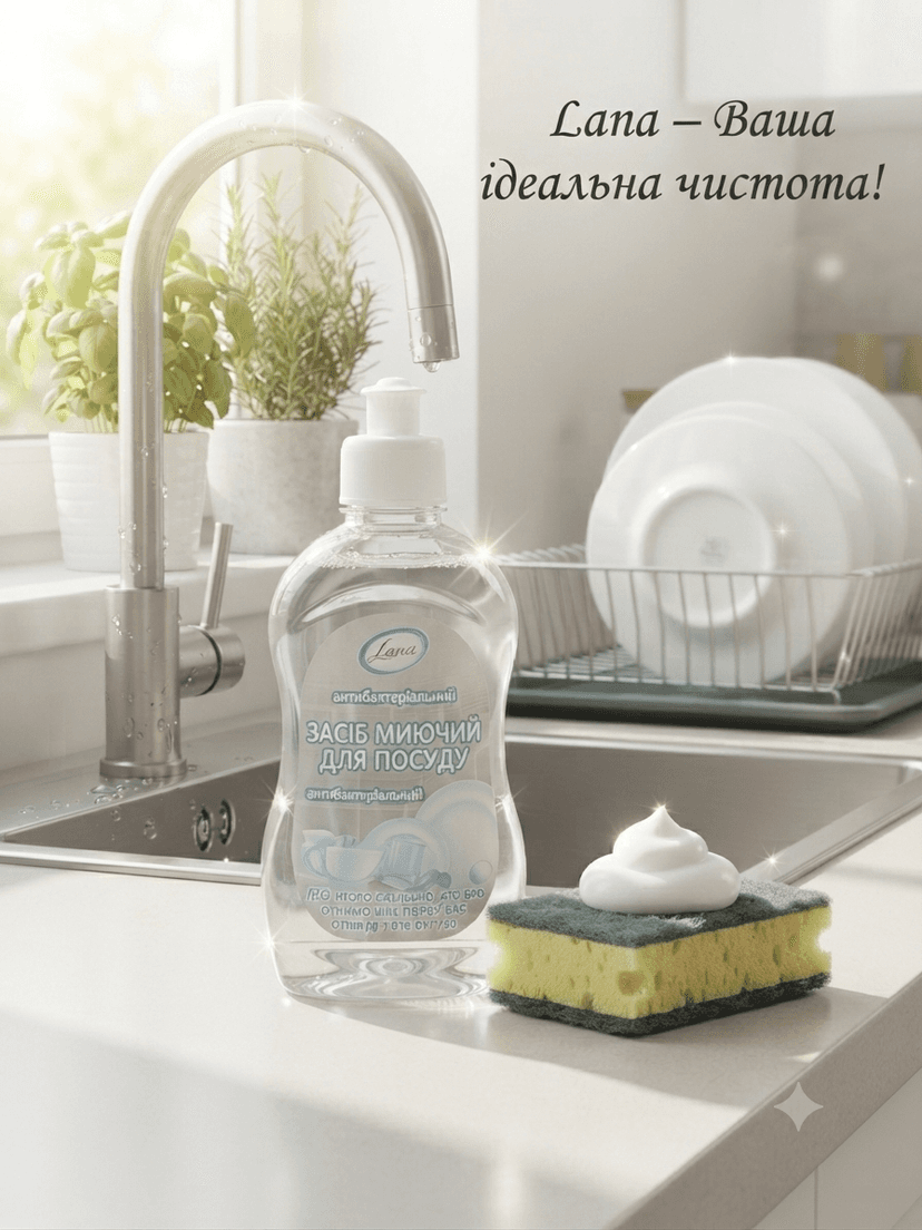 Сана средство для мытья посуды 0.5л 5