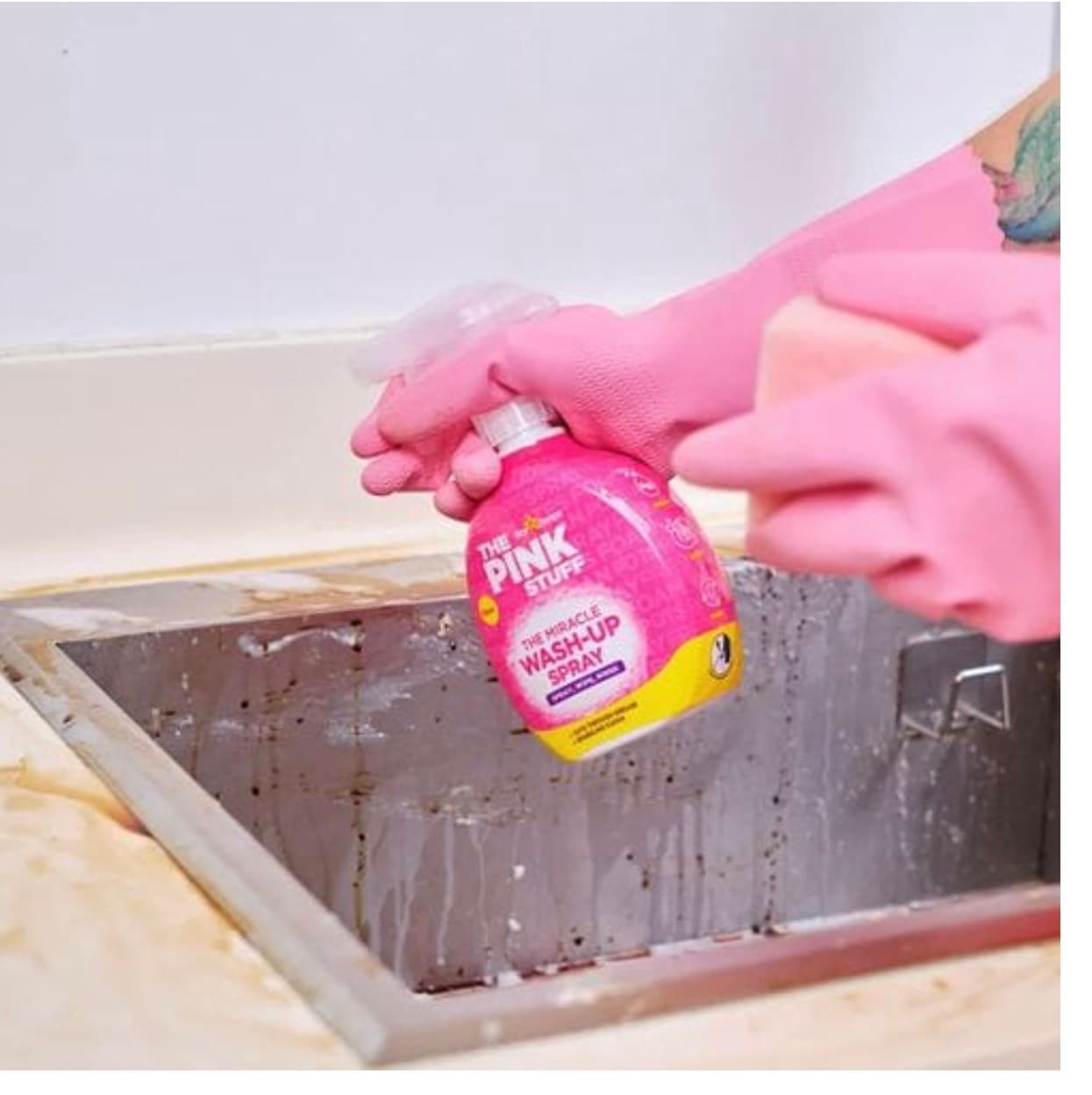 Спрей антижир 500ml Pink Stuff 4