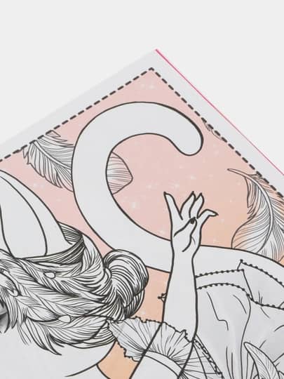 Coloring Book 200x200mm 16pg Staple with Kitty 3