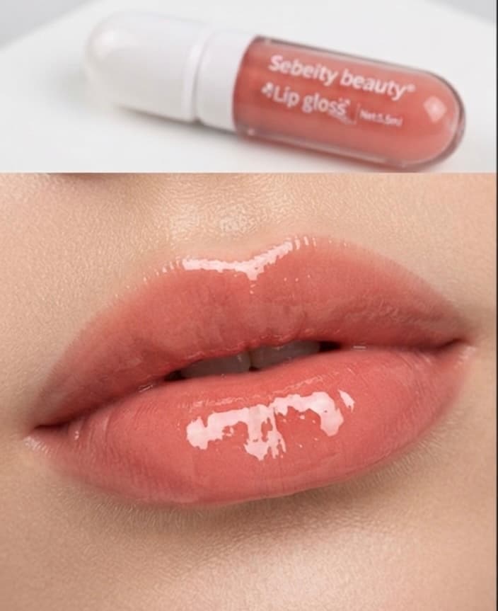 Блиск для губ sebeity beauty 6.5 мл SY303-1 персиковий колір 3