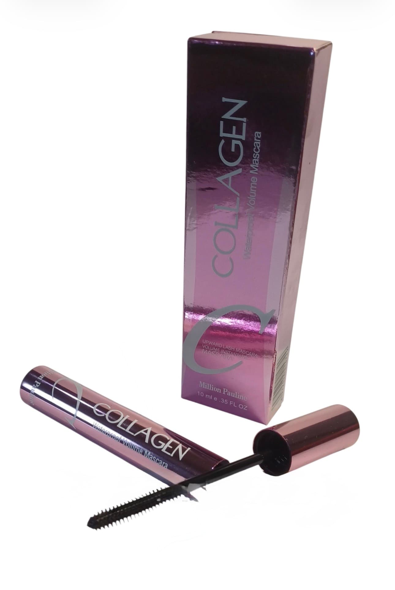 Туш для вій COLLAGEN Waterproof 10ml M24-138 рожева 3
