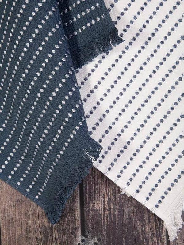 Set of Linen/Terry Towels 40x60 2pcs Fringe 2