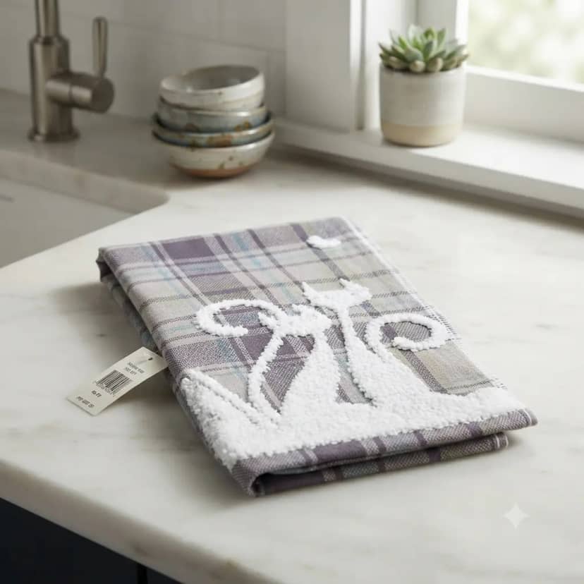 Linen Terry Towel Cat Paris 537 3