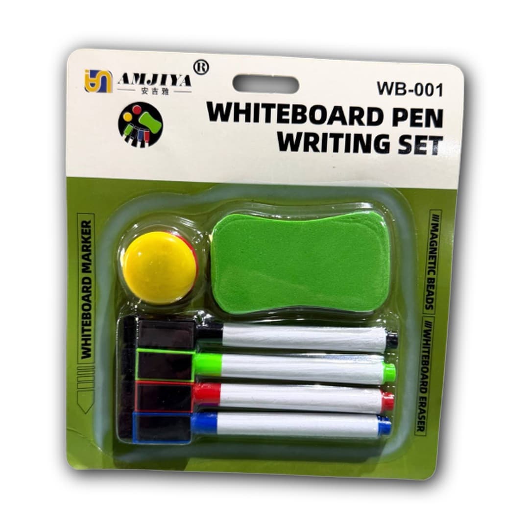 Набір Маркерів + Губка + Магніти WB-001 Whiteboard set