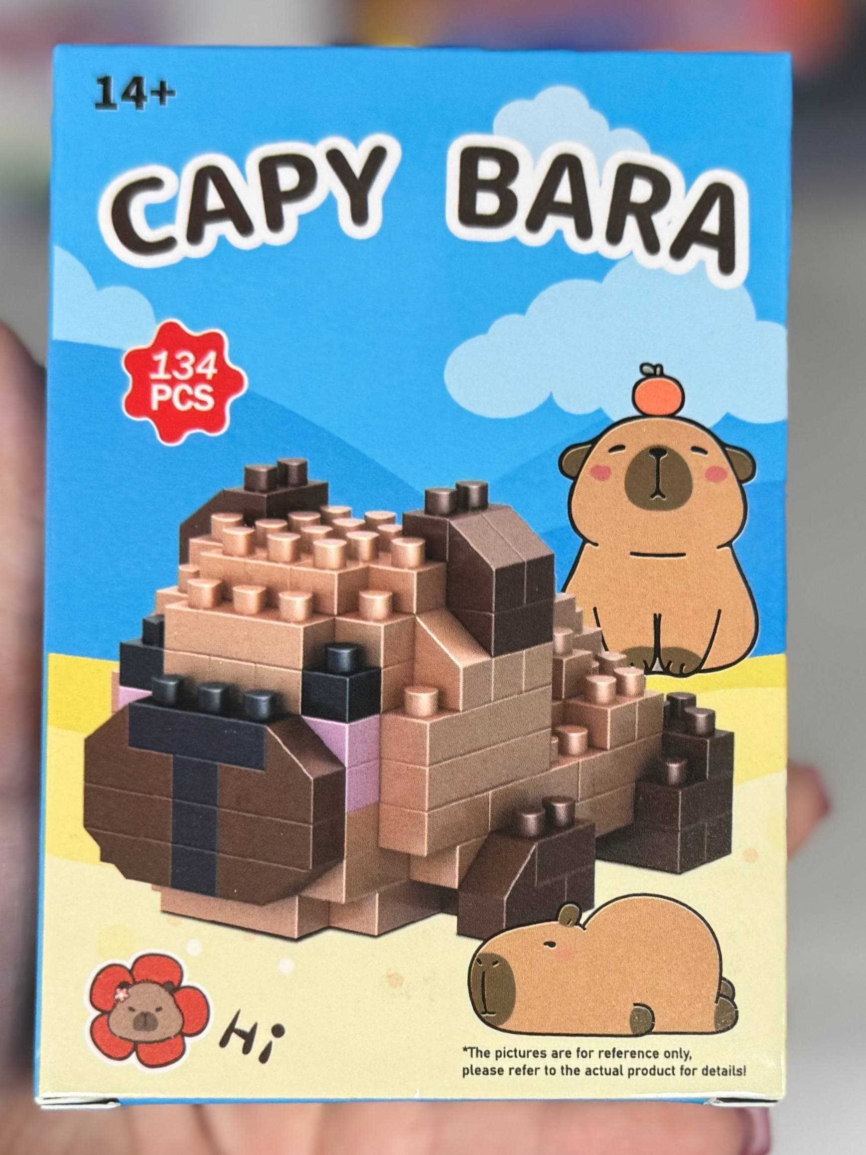 Конструктор капібара, 134 деталі, упаковка
