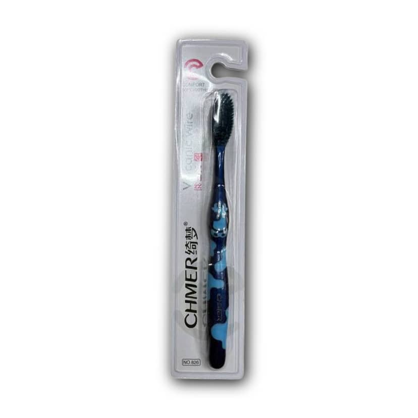 Toothbrush 826 with soft bristles in packaging