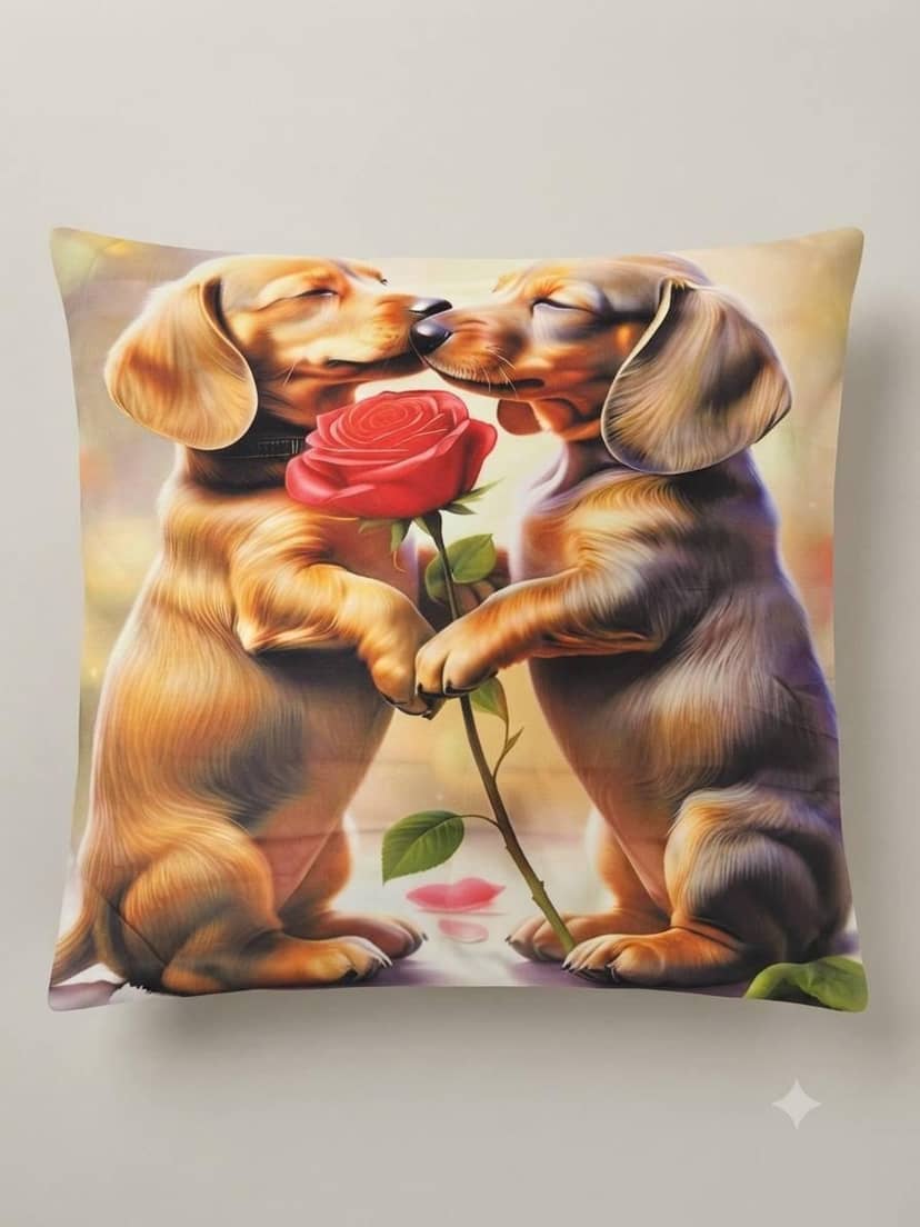 Dachshund Puppies Cushion Cover 45x45 2