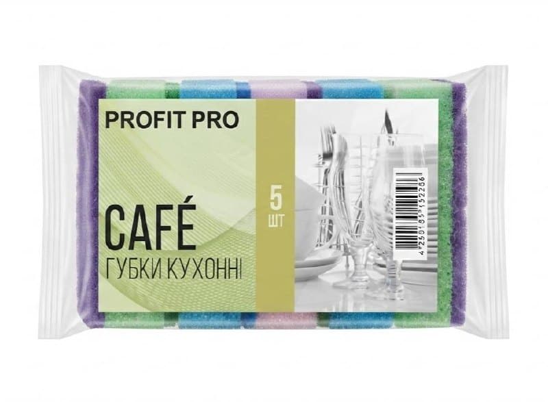 Губки кухонні CAFE 5шт Profit у упаковці