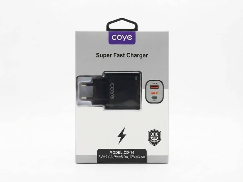 Сетевое зарядное CD-27 USB + Type-C 20 Вт
