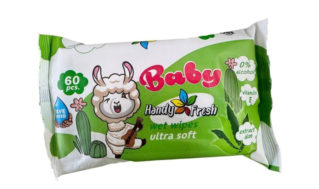 Вологі серветки TM Handy fresh 60шт Aloe