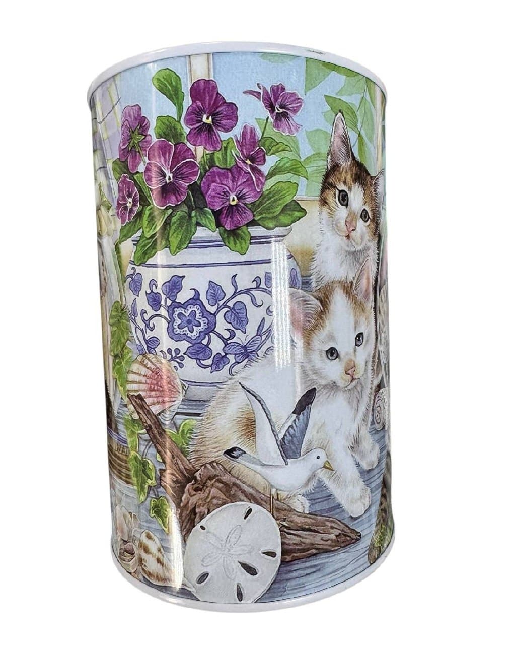 Скарбничка туба малюнок котики 10х15см 223-4