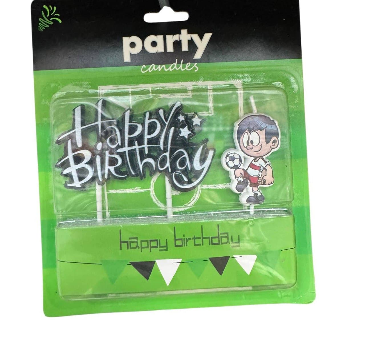 Свічка Football Happy Birthday для хлопчиків