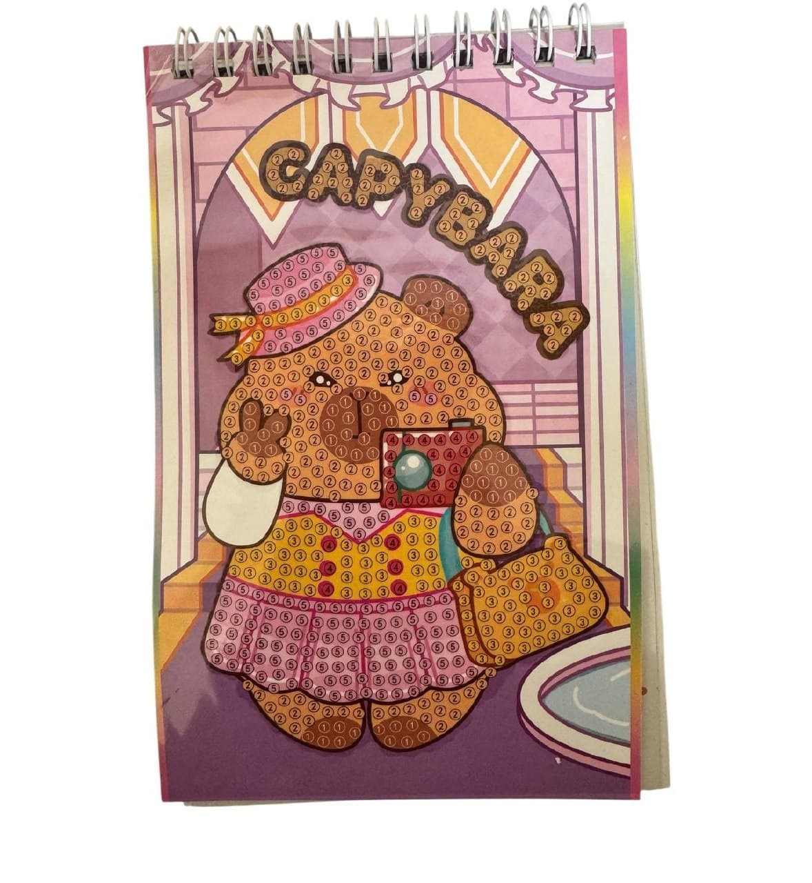 Capybara Sticker Book, Purple