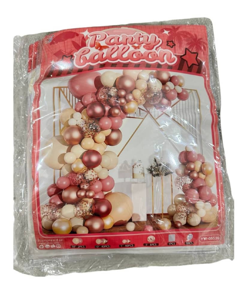 Photo Zone Set, 92 Pieces, YL-05539, Cream and Pink