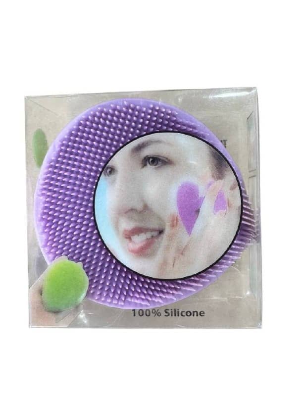 Silicone Face Brush 5159, Purple, 394-3