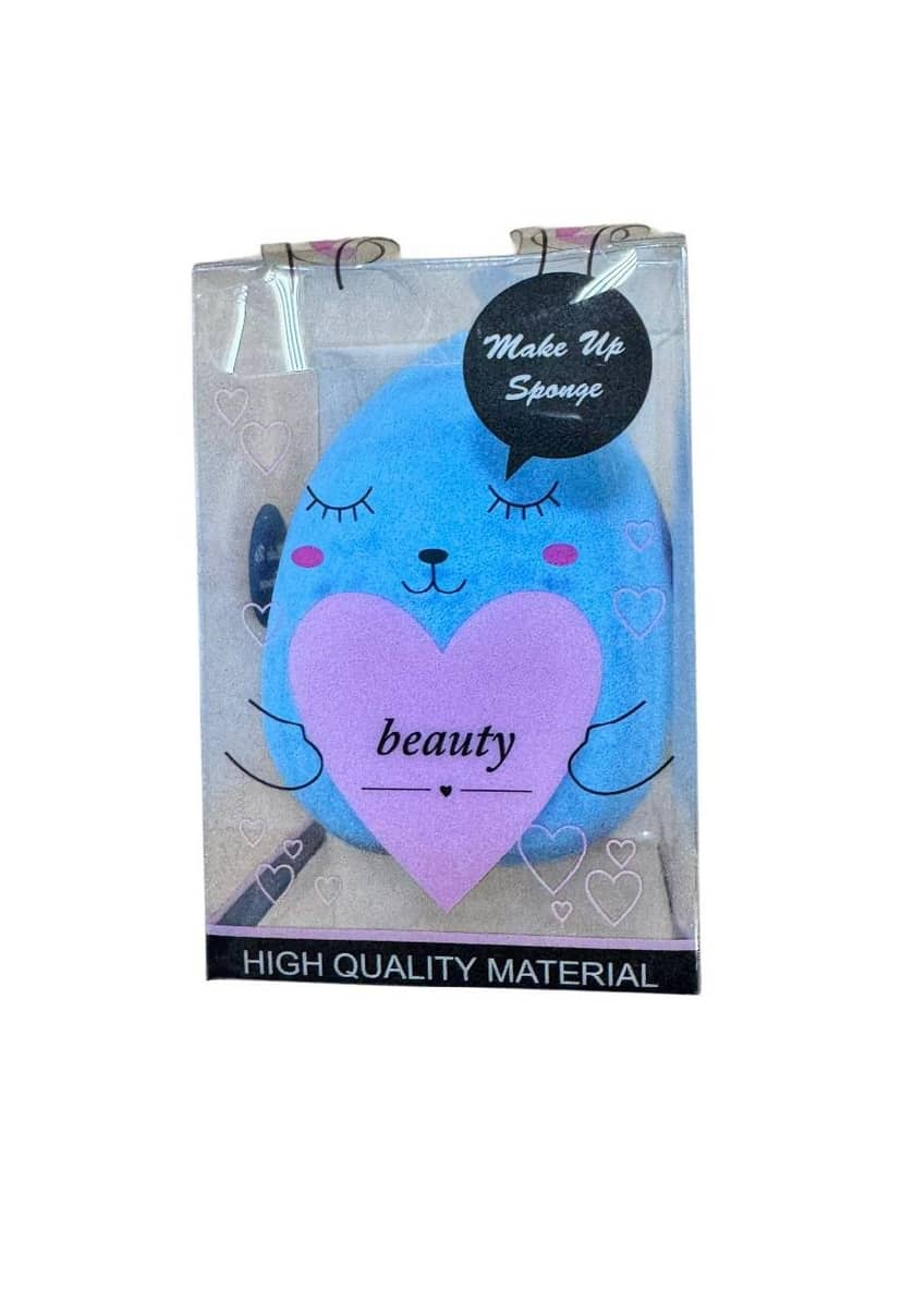 Bunny Makeup Sponge M38, Blue (1 pc)