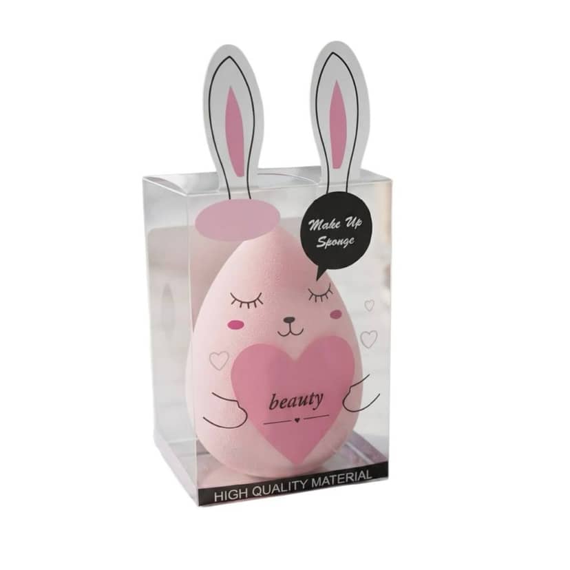 Bunny Makeup Sponge M38, Soft Pink (1 pc)