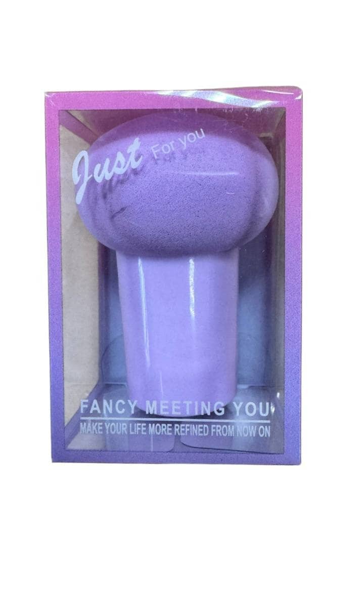 Sponge with Plastic Handle in Plastic Box 10382, Purple