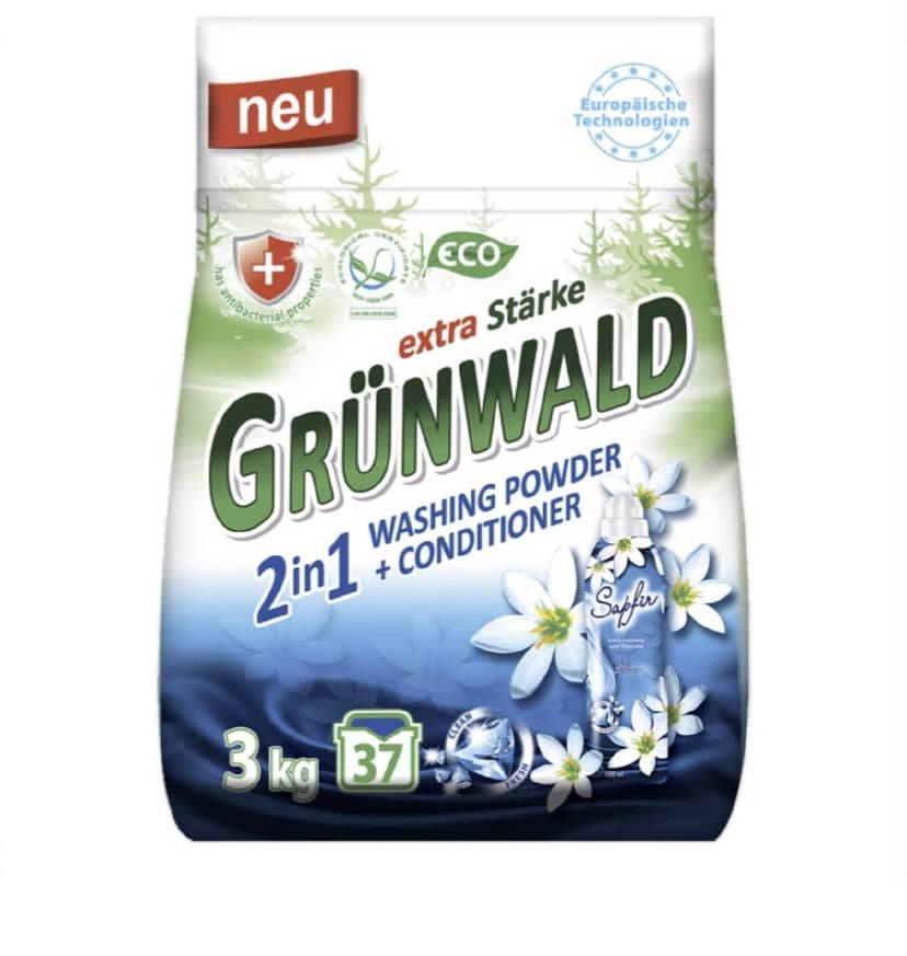 Пральний порошок Grunwald безфофатний