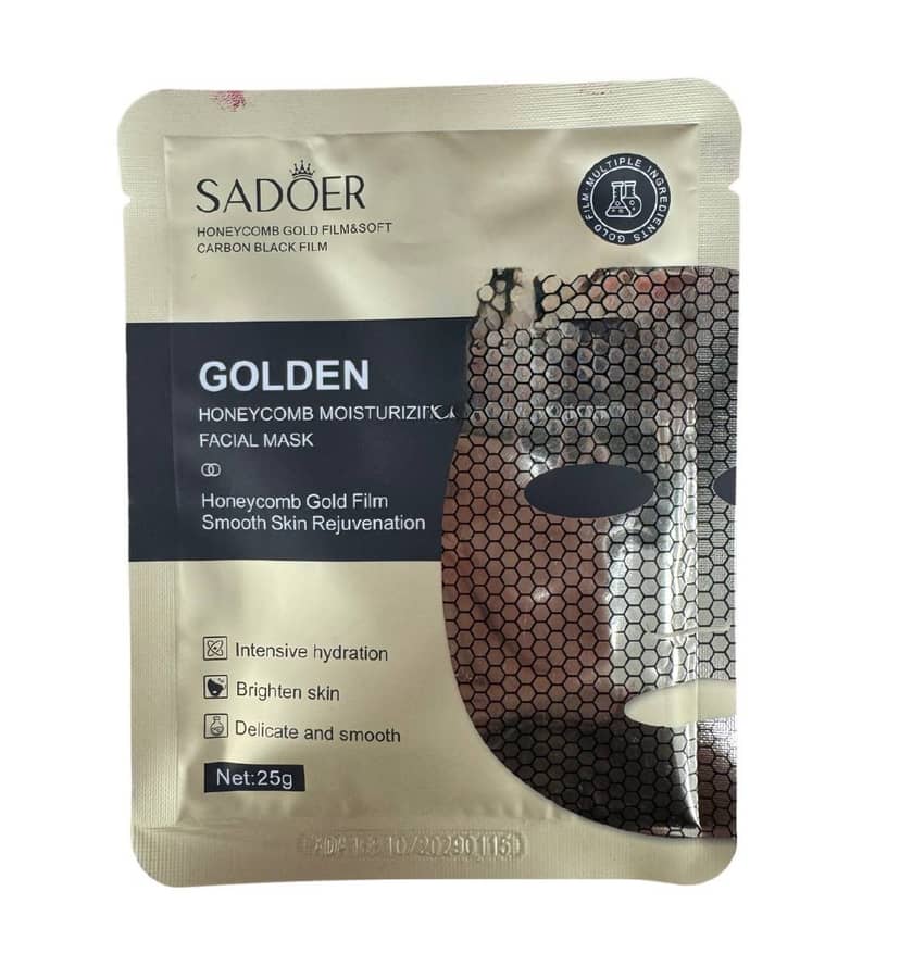 Маска тк SADOER золото мед GOLDEN