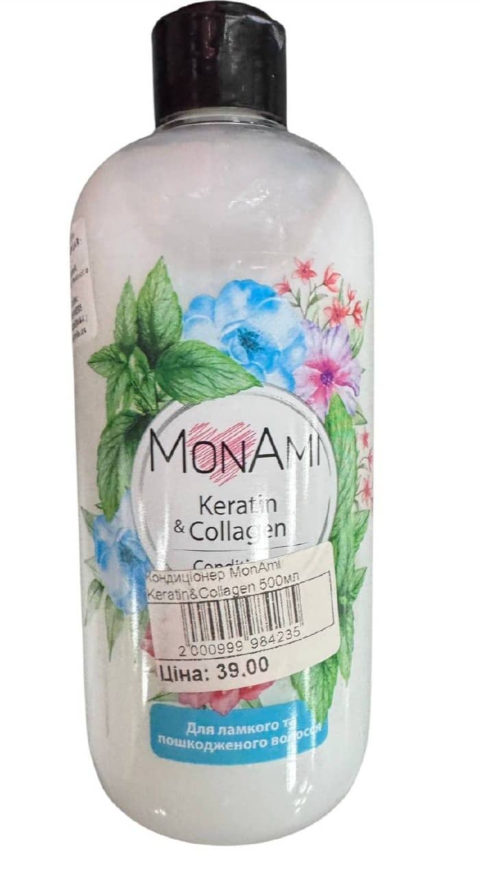 Кондиціонер MonAmi Ceratin Colagen 500ml