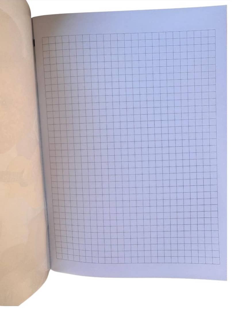 Notebook 145x197mm 48 Sheets Matte Laminated Squared with Teddy Bear 4