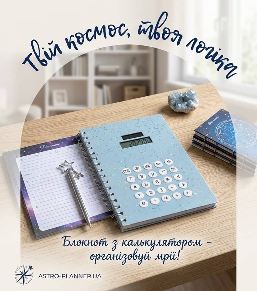 Блокнот + калькулятор а5 спіраль 80арк 2