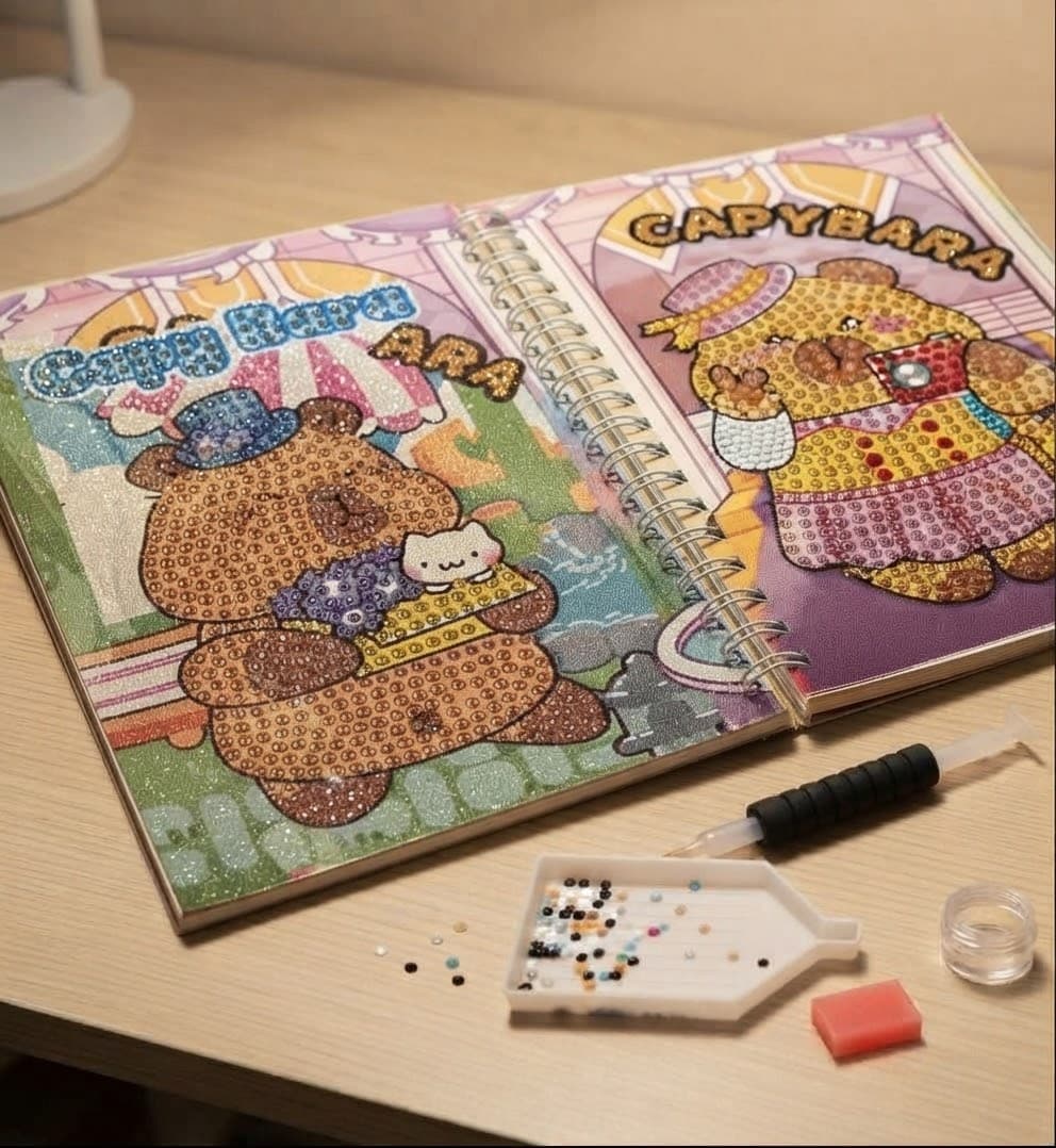 Capybara Sticker Book, Green 2