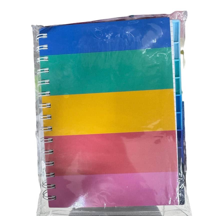 Spiral Notebook Anti-Stress Colorful Silicone 80 Sheets -42-9 3