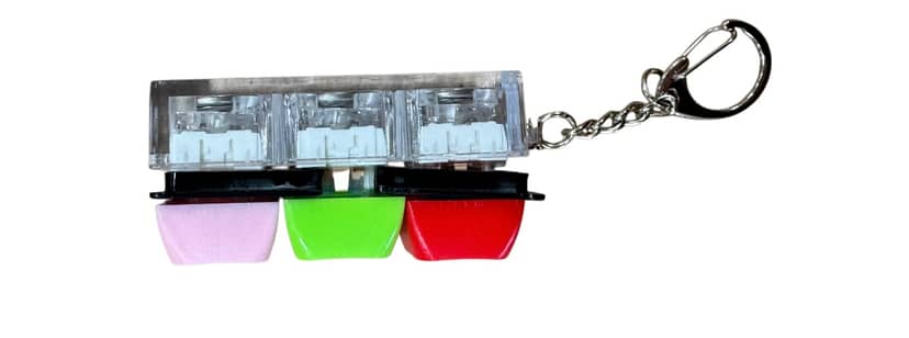 Keypad Cap Clicker Keychain 3 Colors 4