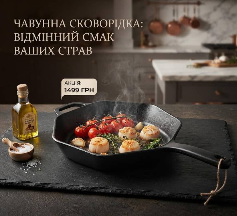 Чавунна сковорода 3