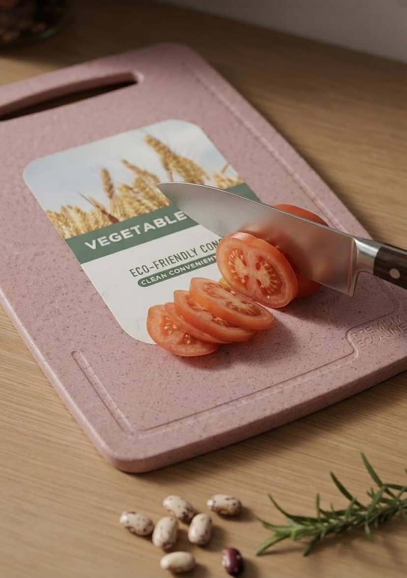Pink Plastic Cutting Board 2