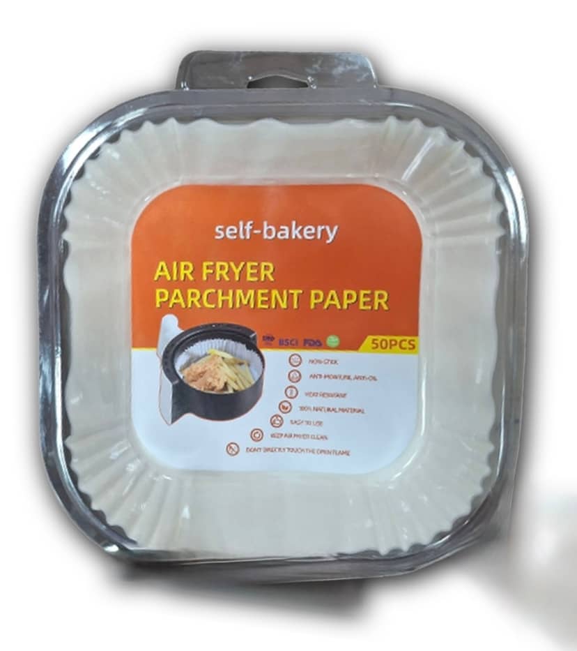 Square White Parchment Form 16cm