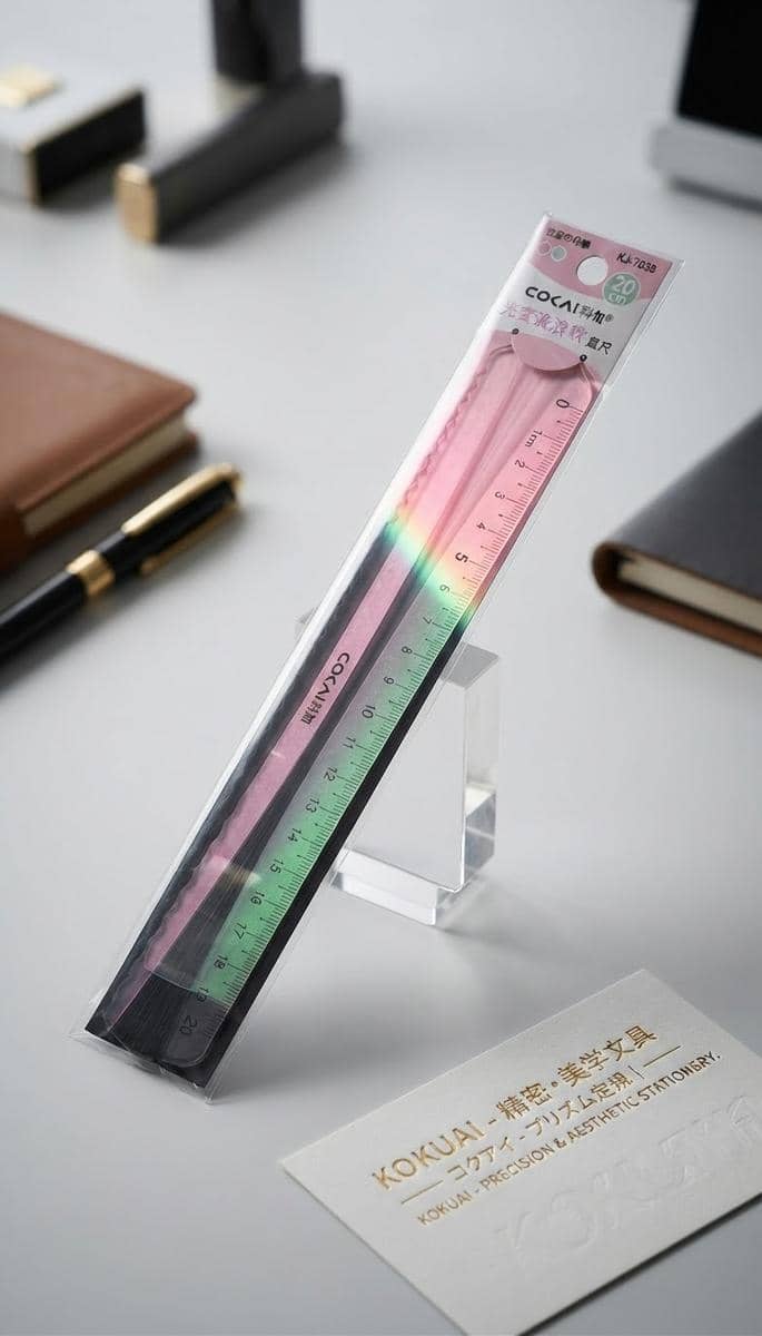 Flexible Ruler with Color-Changing Design 20cm KJ-7038 3