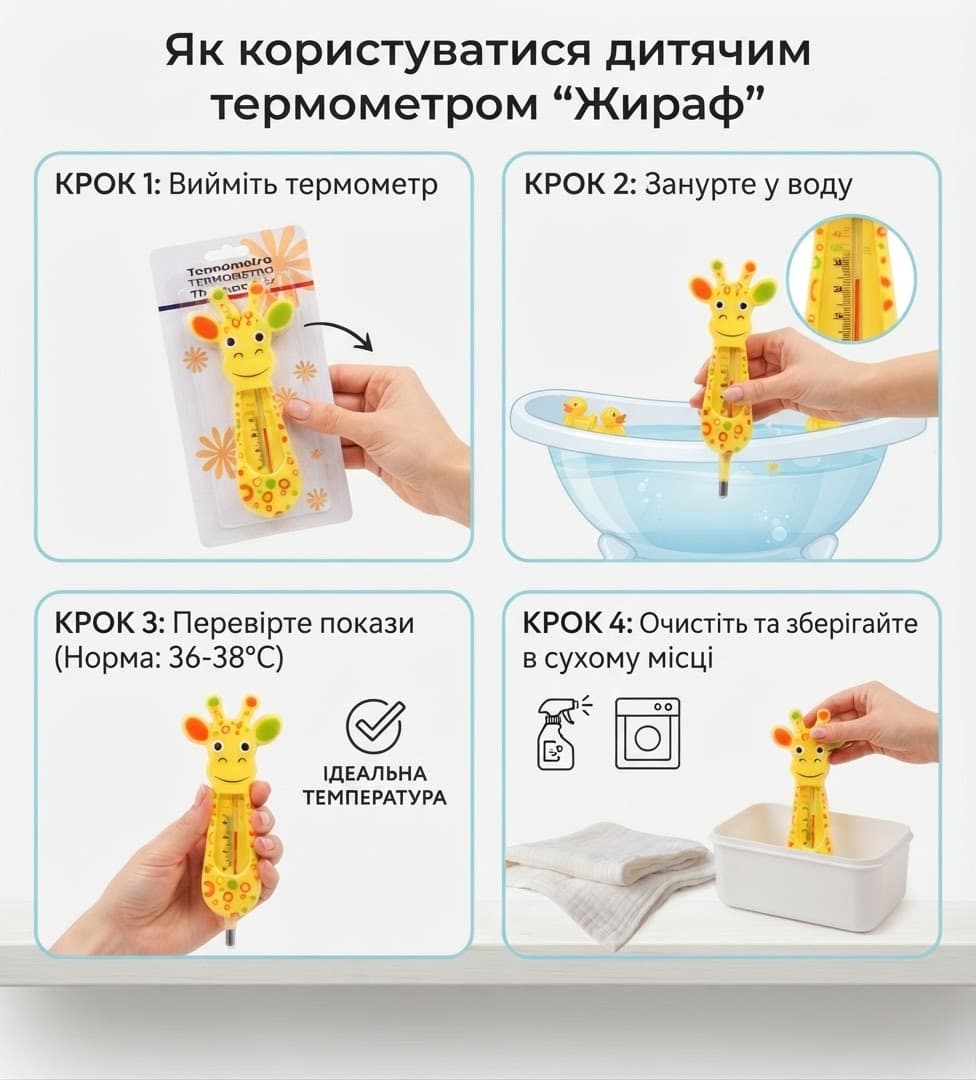 Градусник дитячий кімнатний 3